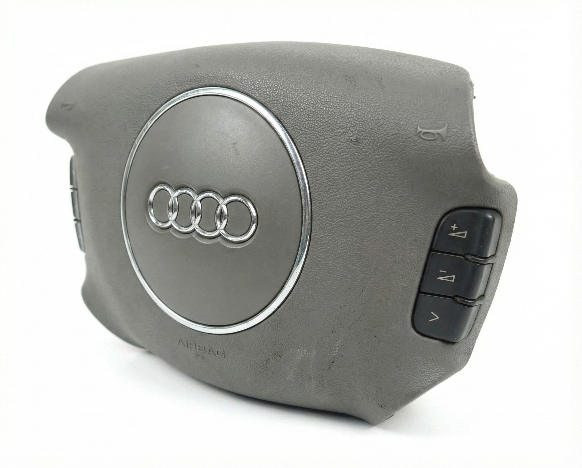 2002-2003 Audi A6 Black Steering Wheel Air Bag - Left (Driver) (Used OEM)