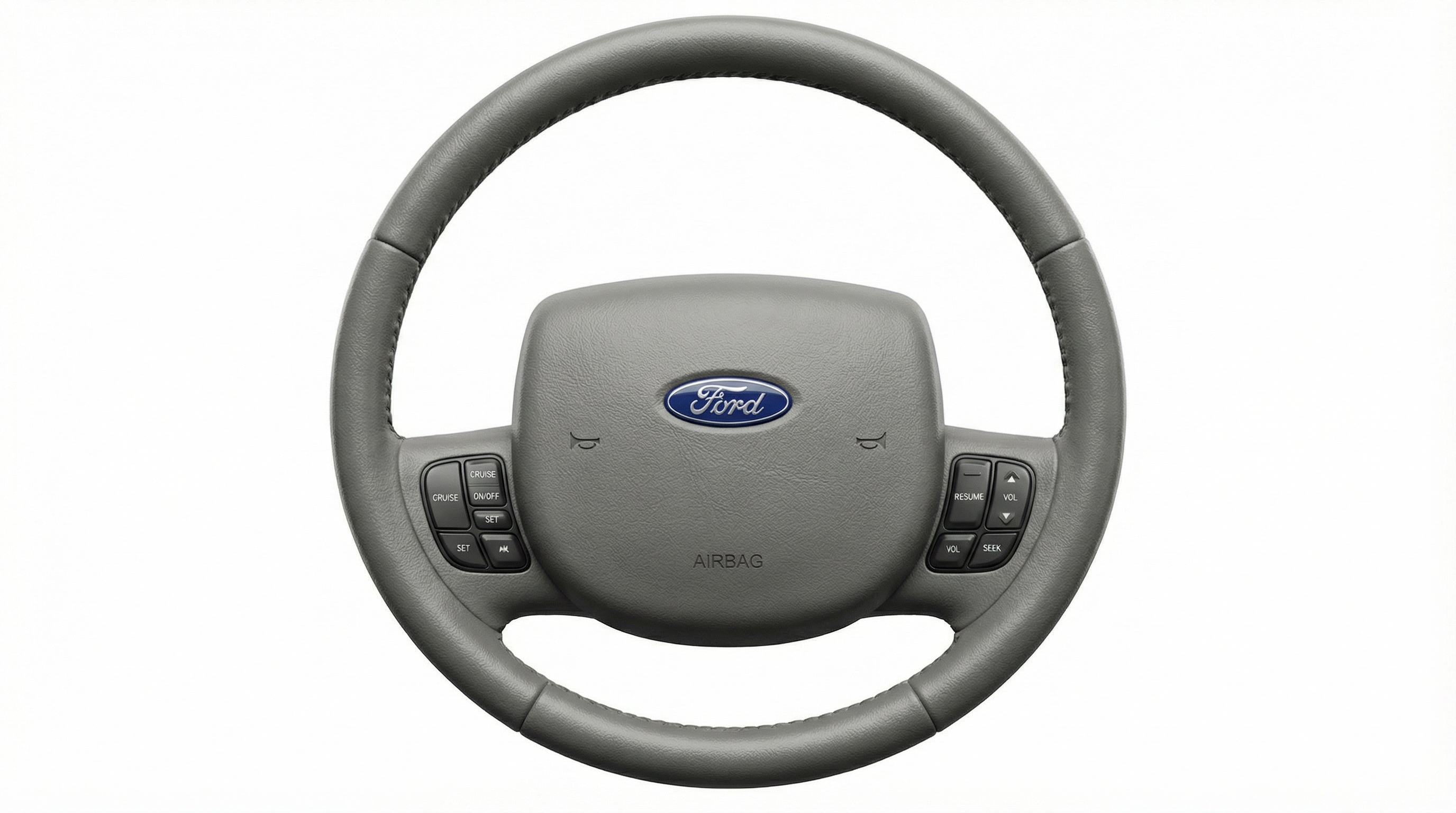 2001-2004 Ford Crown Victoria Gray Steering Wheel Air Bag (Used OEM)