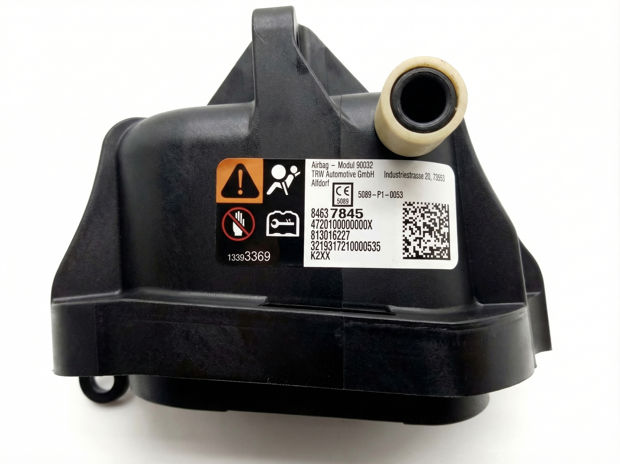 2014-2019 Chevrolet Silverado 1500 Black Air Bag - Right (Passenger) (Used OEM)
