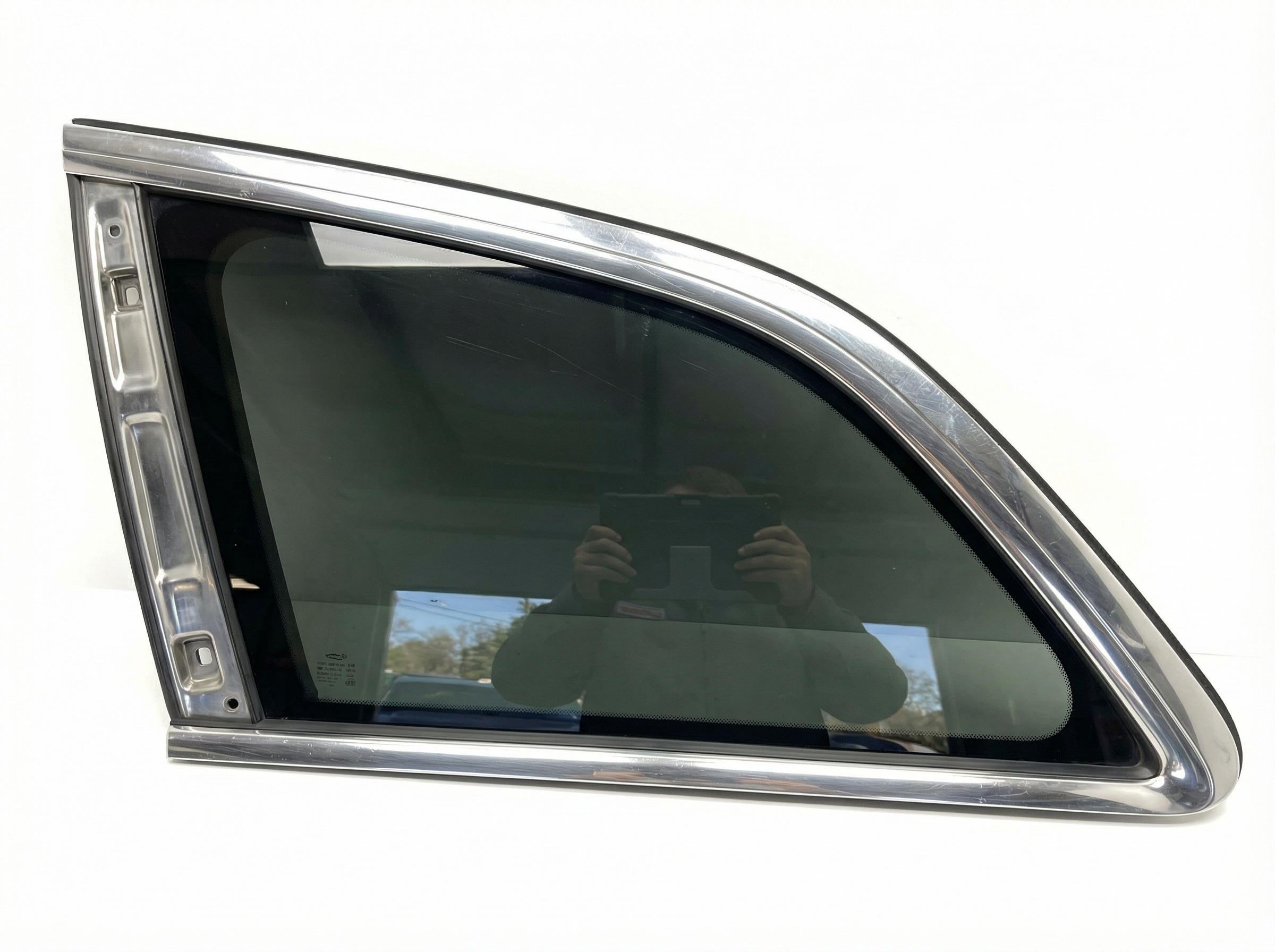 2007-2015 Audi Q7 Rear Door Quarter Glass - Left (Driver) (Used OEM)
