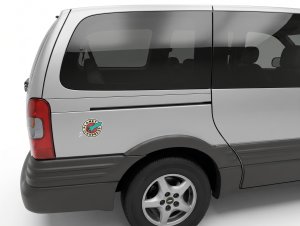 1999-2005 Pontiac Montana Privacy Tint Quarter Glass - Left (Driver) (Used OEM)