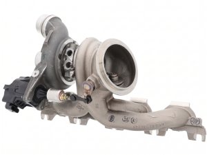2018-2020 BMW 530e Turbocharger Assembly with Exhaust Manifold (Used OEM)
