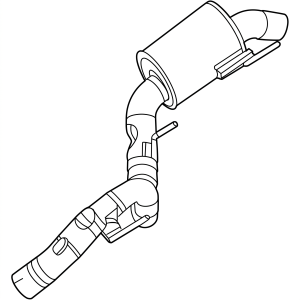 2023-2025 Jeep Wagoneer L Intermediate Extension Exhaust Pipe (Used OEM)