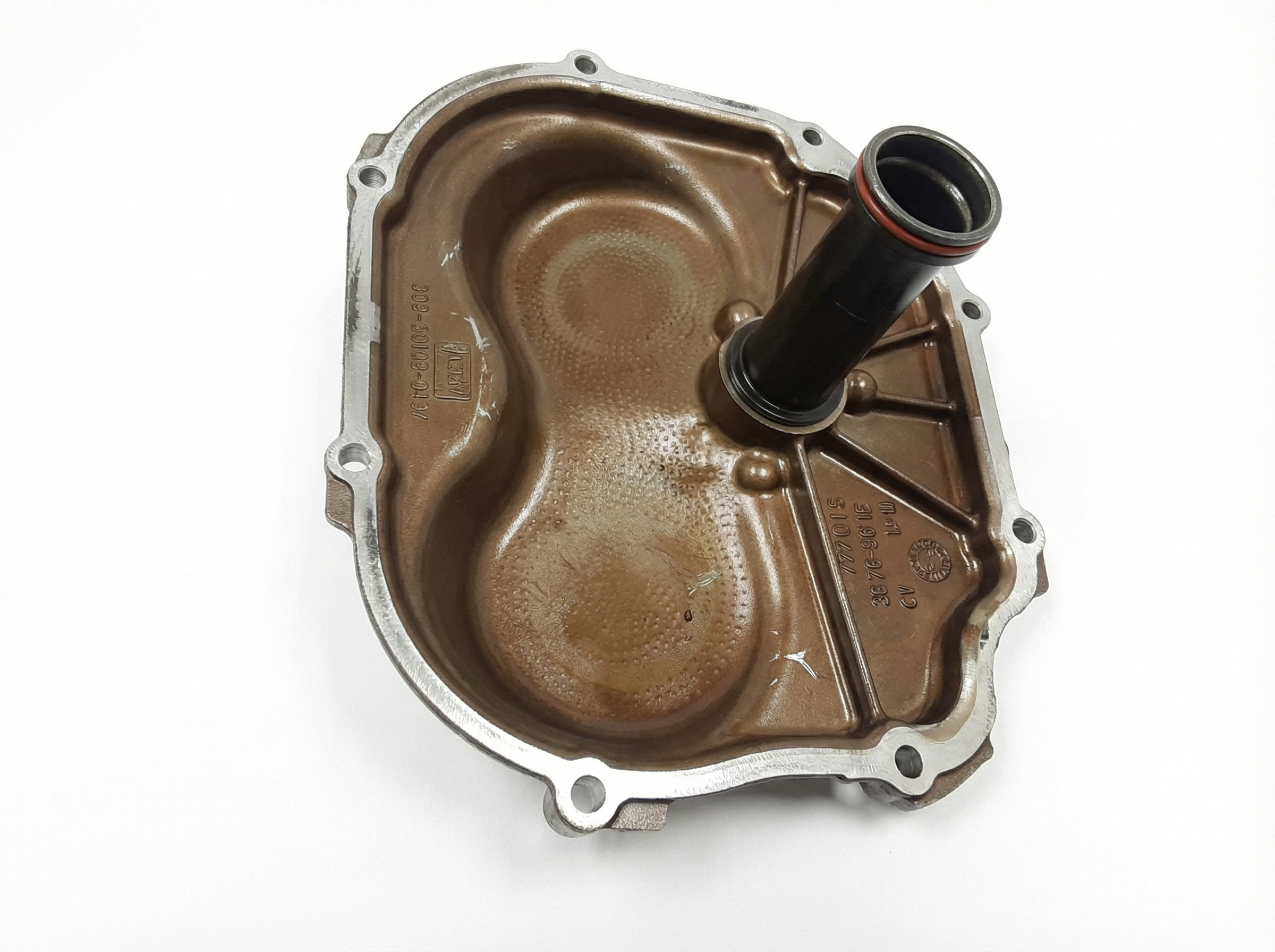 2007-2011 Audi A6 Upper and Lower Engine Timing Cover Set - Right (Passenger) (Used OEM)