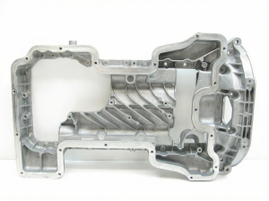 1999-2006 Mercedes-Benz S500 Upper Engine Oil Pan Assembly (Used OEM)
