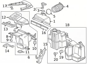 2024-2026 Honda Civic Air Cleaner Assembly (Used OEM)