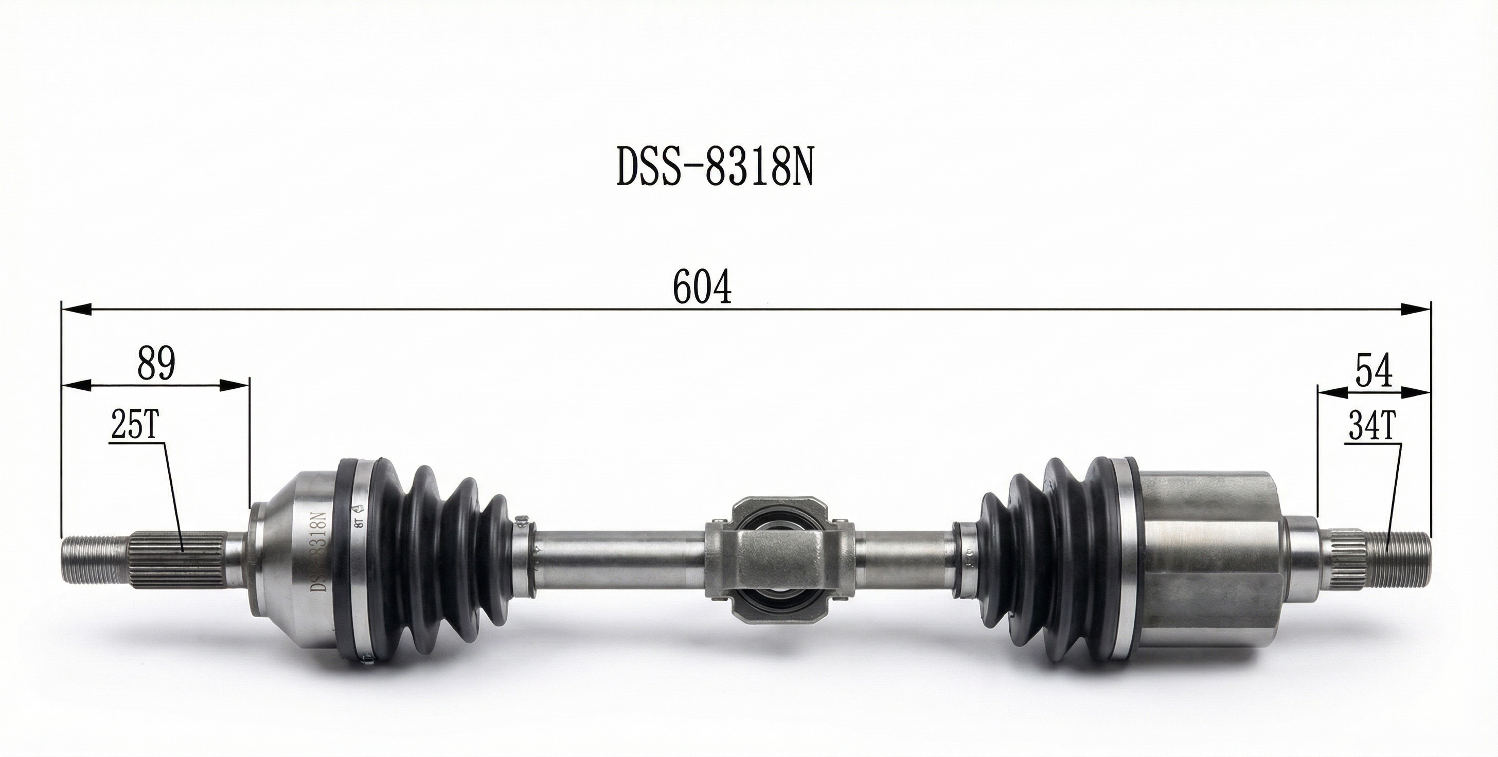 2021-2024 Kia Sorento Front Inner Jackshaft Drive Axle Shaft - Right (Passenger) (Used OEM)