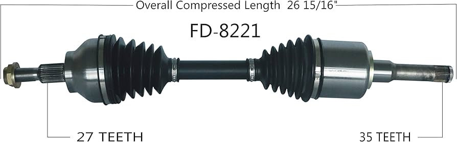 2020-2025 Lincoln Aviator Drive Axle Shaft - Rear (Used OEM)