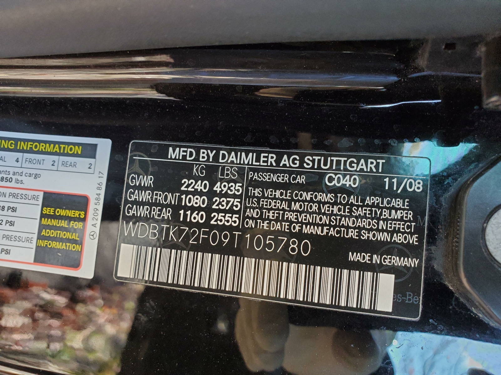 2007-2009 Mercedes-Benz CLK320 Differential Carrier Assembly (2.65 Ratio) - Rear (Used OEM)