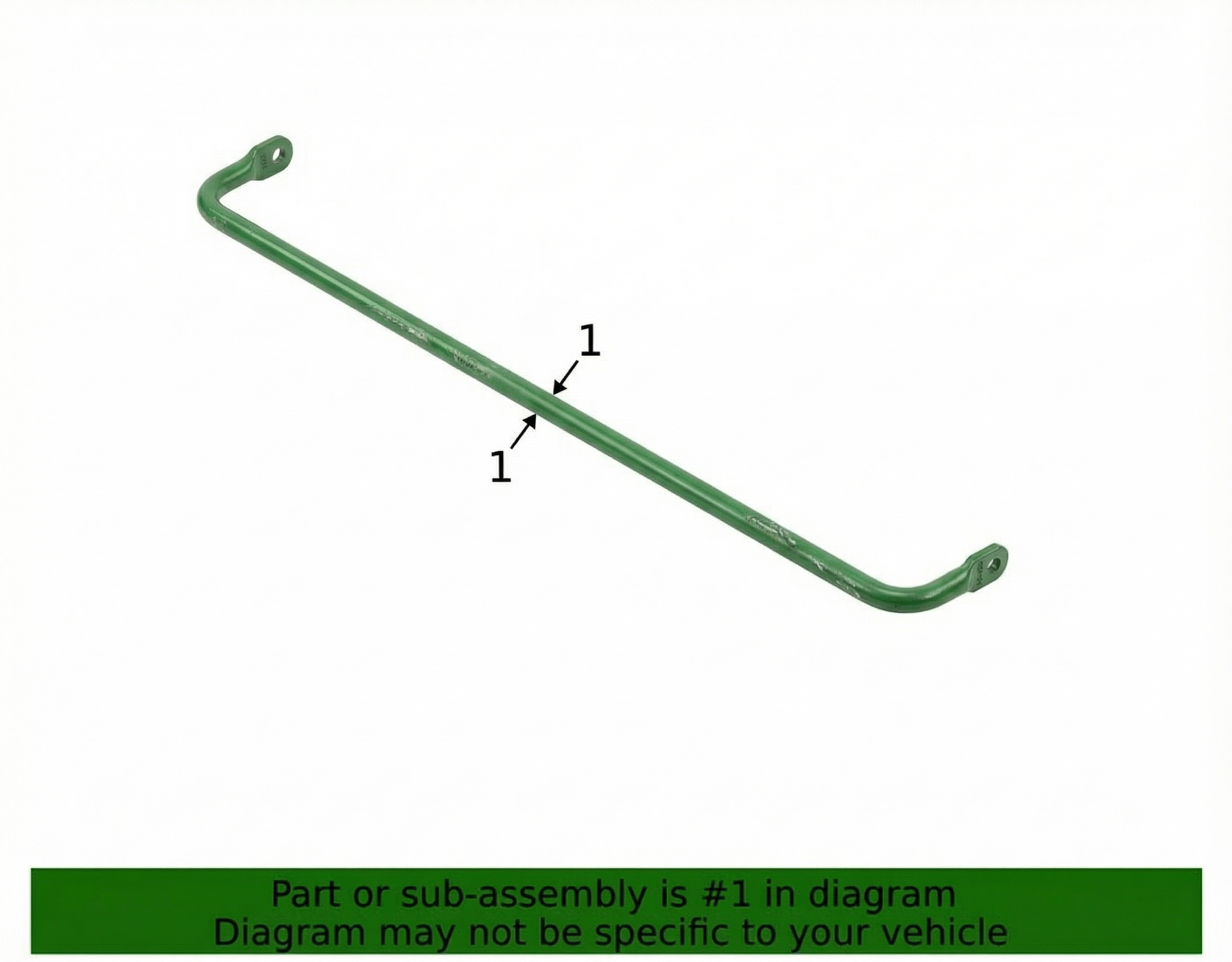 2023-2025 Kia Niro Suspension Stabilizer Bar Assembly - Rear (Used OEM)