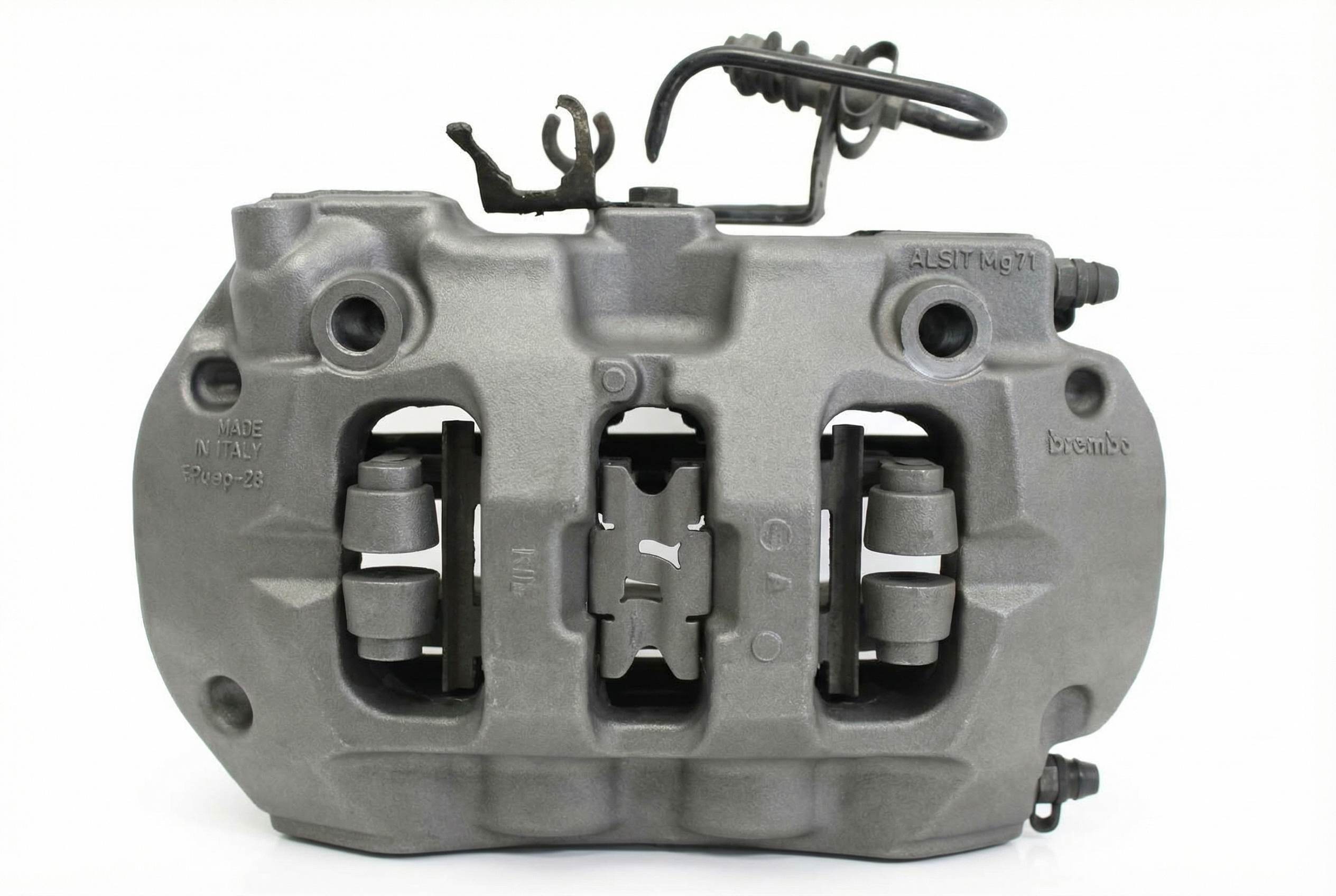 2011-2018 Porsche Cayenne Disc Brake Caliper Assembly - Rear, Left (Driver) (Used OEM)