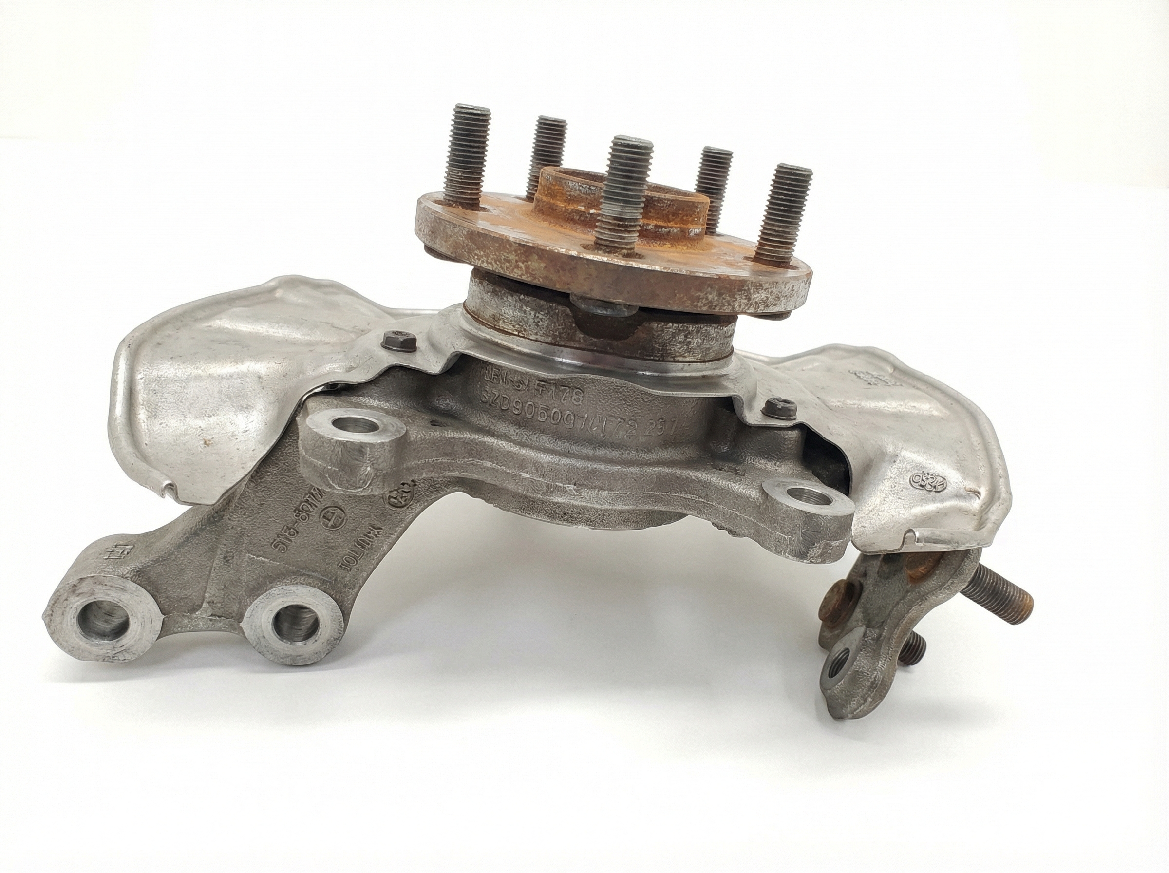 2003-2008 Pontiac Vibe Front Steering Knuckle without ABS - Left (Driver) (Used OEM)
