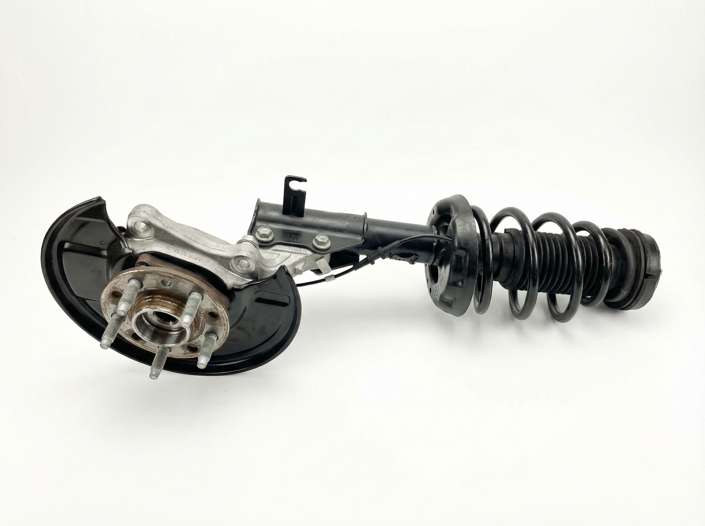 2016 Chevrolet Malibu Limited Front Suspension Knee Steering Knuckle Assembly - Left (Driver) (Used OEM)