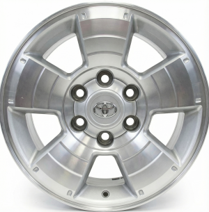 2003-2009 Lexus GX470 Silver 17x7.5 5-Spoke Machined Silver Alloy Wheel (Remanufactured OEM)