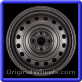 2005-2010 Scion tC Silver 17x7 6 Double Spoke Smoked Hyper Silver Alloy Wheel (Remanufactured OEM)
