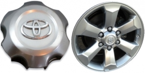 2006-2009 Toyota 4Runner 18x7.5 Smoked Hyper Silver Alloy Wheel (Remanufactured OEM)