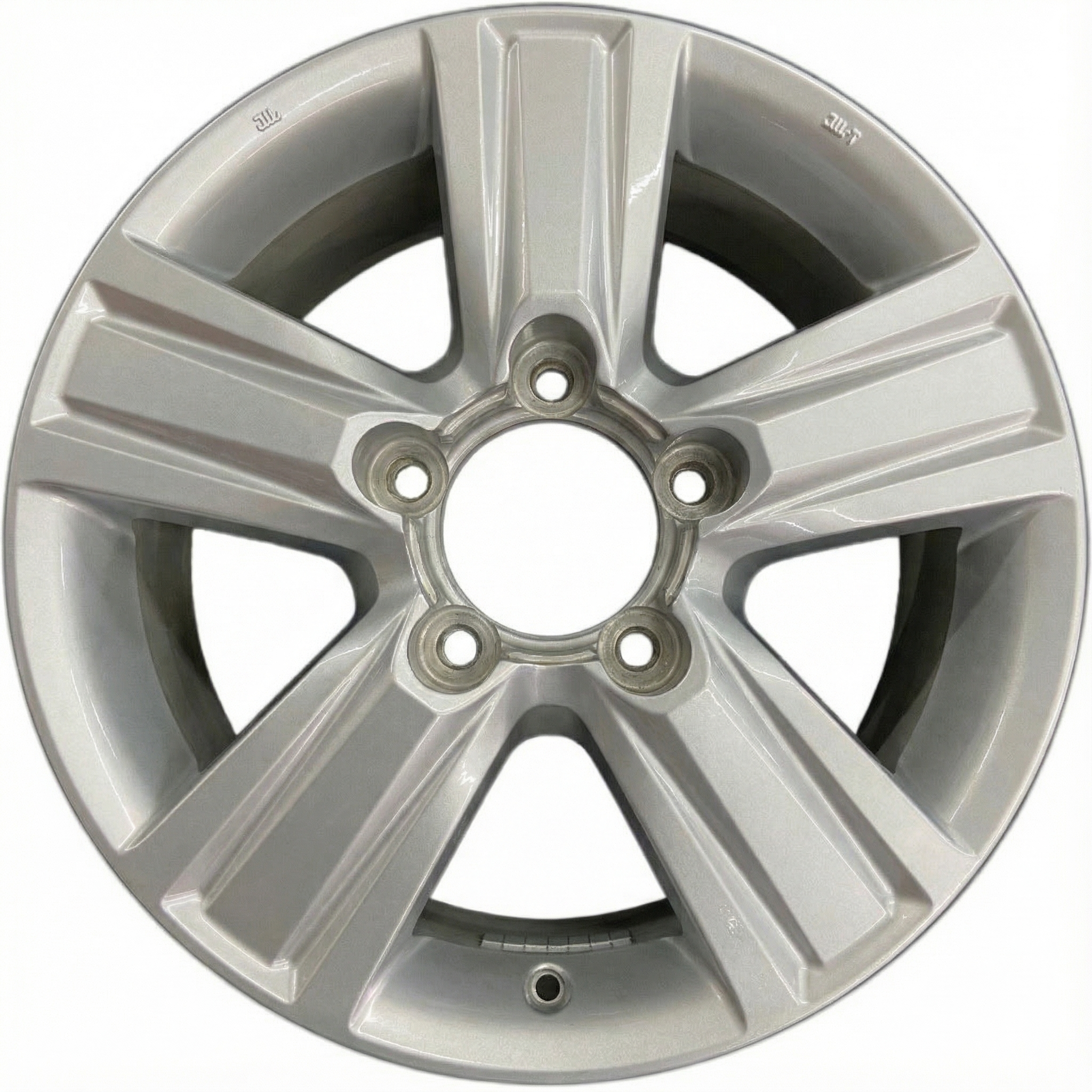 2013-2015 Toyota Land Cruiser Silver 18x8 5-Spoke Silver Painted Alloy Wheel (Remanufactured OEM)