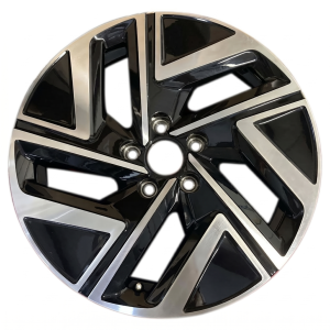 2022-2024 Volkswagen Jetta Black Machined Black Alloy Wheel (Remanufactured OEM)