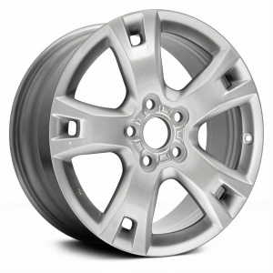 2009-2012 Toyota RAV4 Silver 17x7 5-Spoke Silver Alloy Wheel (Remanufactured OEM)