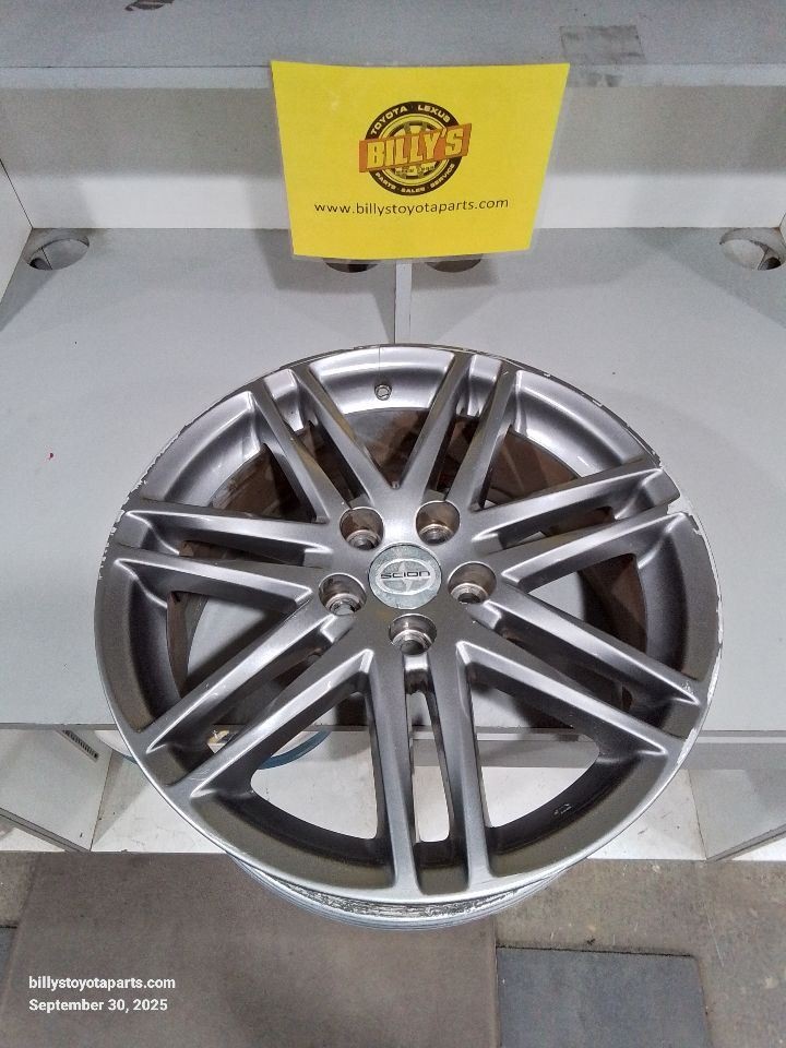 2011-2013 Scion tC Black 18x7.5 7-Twin-Spoke Painted Charcoal Alloy Wheel (Remanufactured OEM)