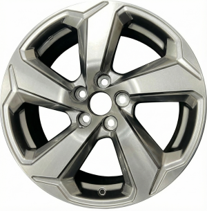 2021-2025 Toyota RAV4 Prime Black 18-Inch 5-Spoke Machined Black Alloy Wheel (Remanufactured OEM)