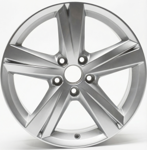 2012-2013 Volkswagen Beetle Painted Silver Alloy Wheel (Used OEM)