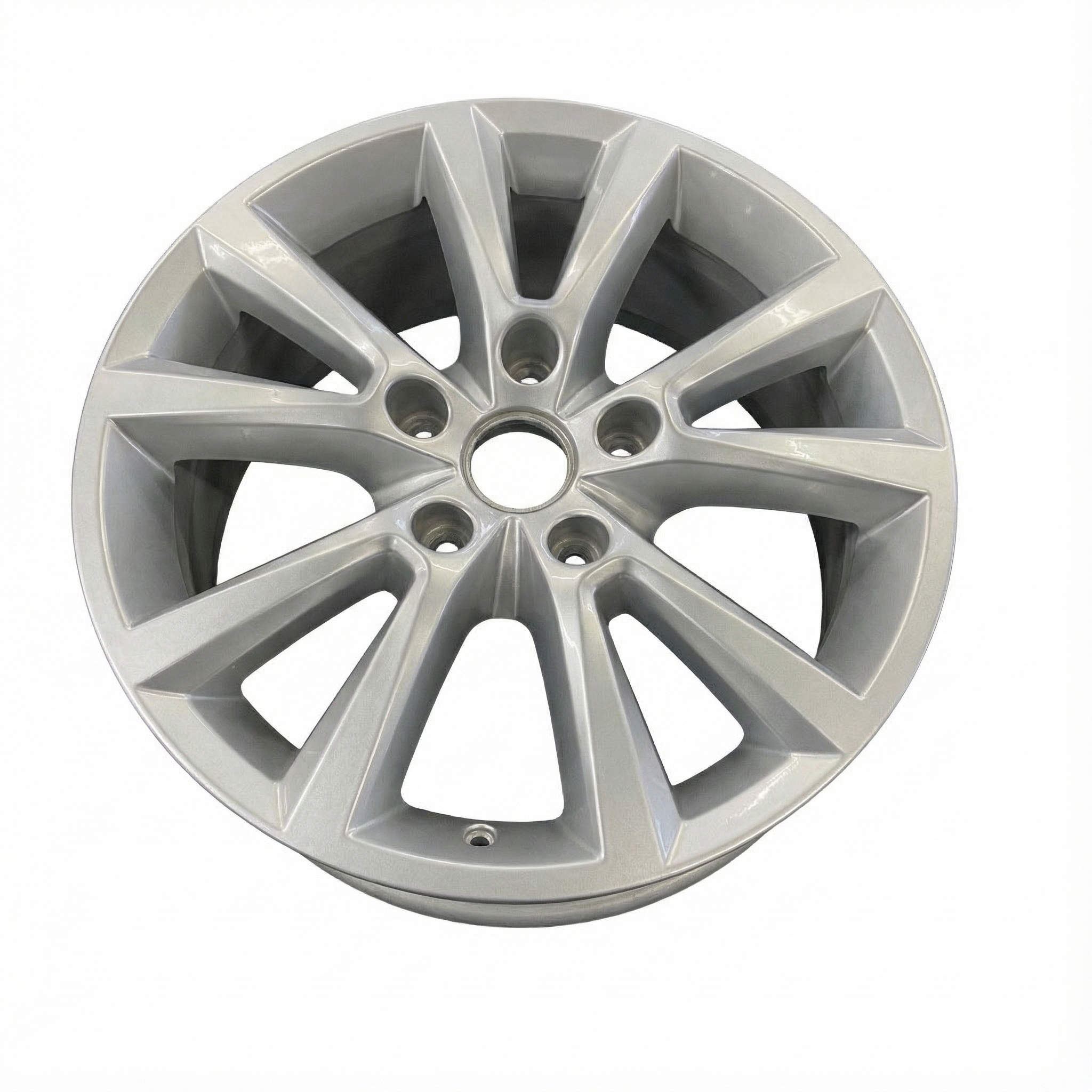 2014-2016 Volkswagen Touareg 18x8 10-Spoke Bright Hyper Painted Alloy Wheel (Remanufactured OEM)