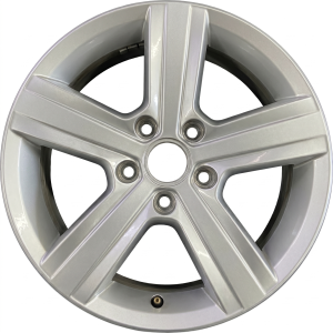 2015-2021 Volkswagen Golf Silver 16-Inch 5-Spoke Hyper Silver Painted Alloy Wheel (Remanufactured OEM)