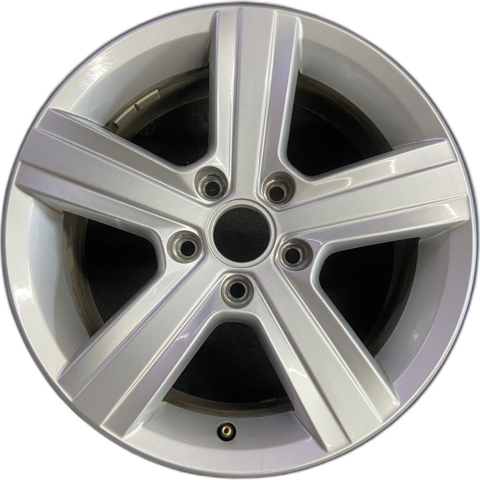 2015-2019 Volkswagen Golf SportWagen Silver 16-Inch 5-Spoke Hyper Silver Painted Alloy Wheel (Remanufactured OEM)