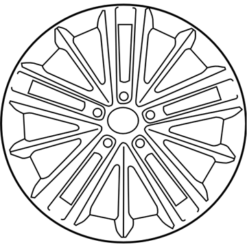2012-2016 Subaru Impreza Silver 17x7 15-Spoke Silver Alloy Wheel (Remanufactured OEM)