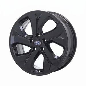 2020-2022 Subaru Legacy Black Machined Charcoal Alloy Wheel (Remanufactured OEM)