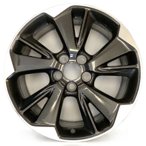 2021 Honda Odyssey Black 19-inch 5-Split Spoke Machined Charcoal Alloy Wheel (Remanufactured OEM)