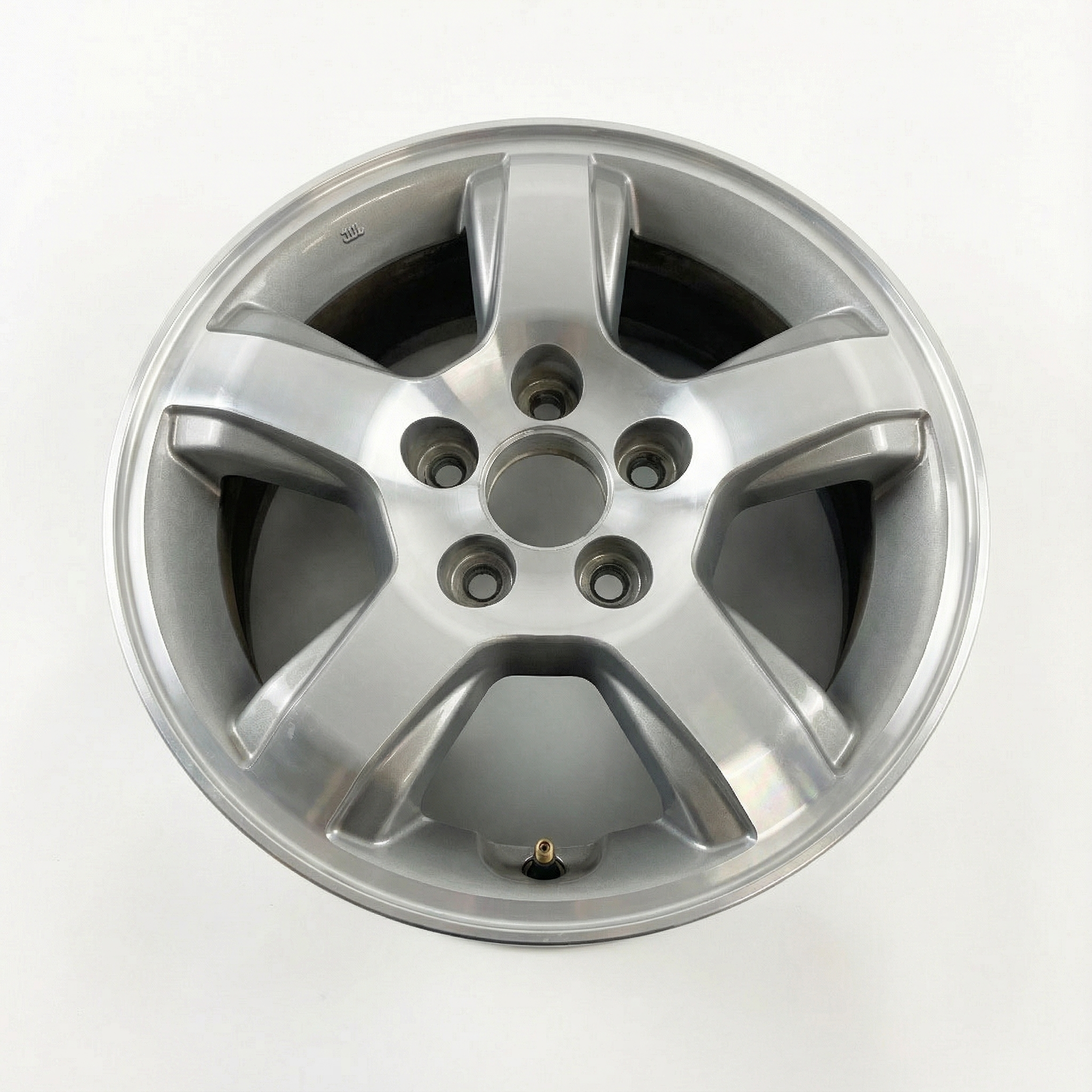 2006-2008 Honda Pilot Black 5-Spoke Machined Charcoal Alloy Wheel (Remanufactured OEM)