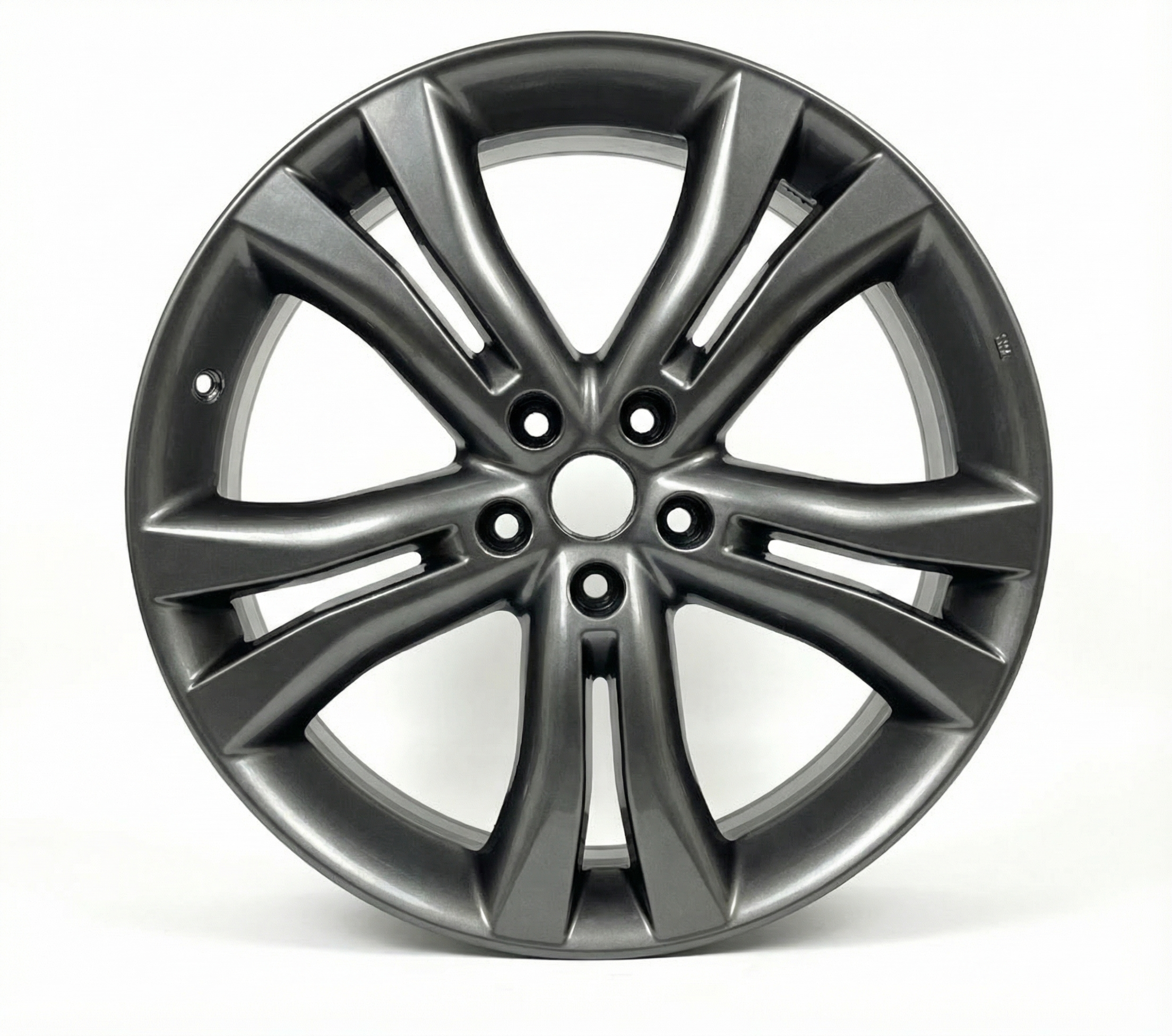 2009-2014 Nissan Murano Gray 20x7.5 5 Split Spoke Alloy Wheel (Remanufactured OEM)