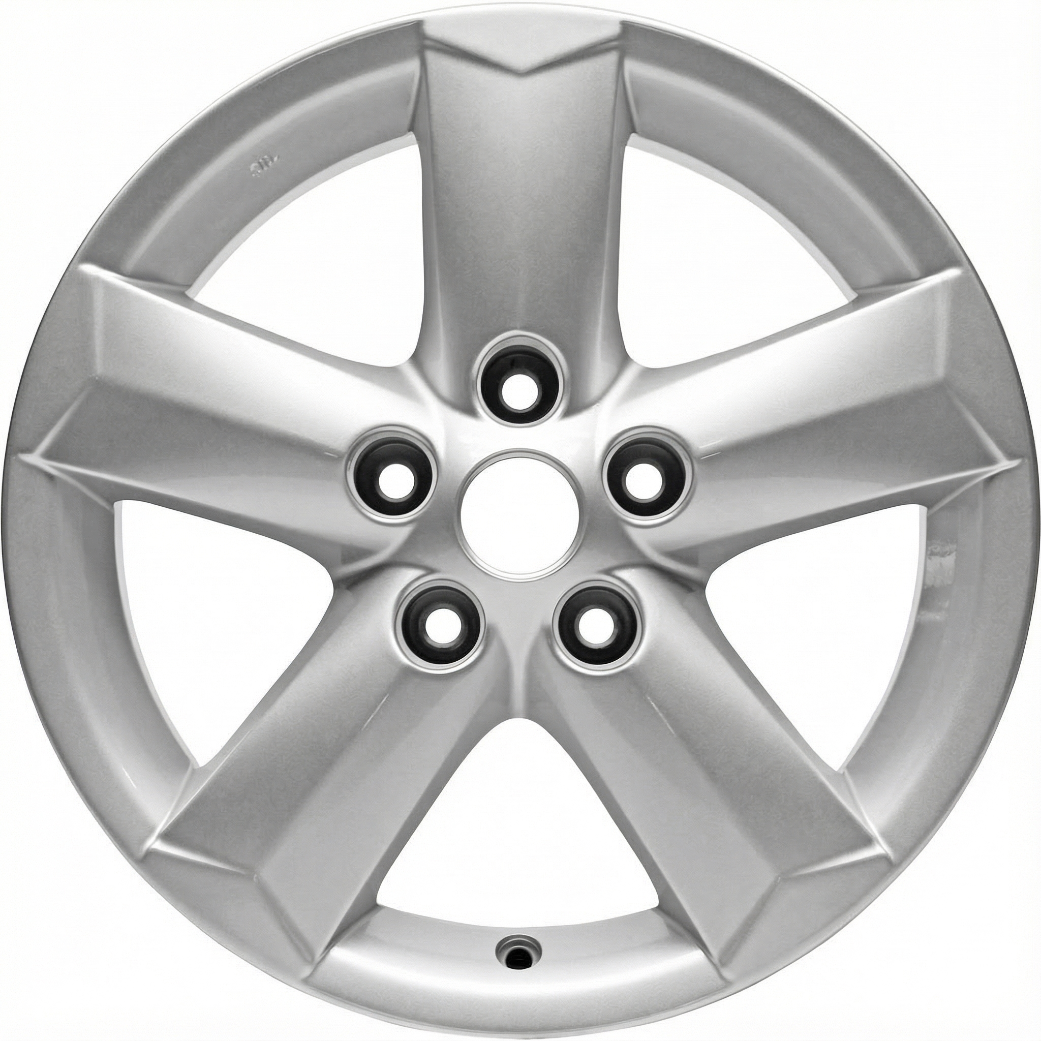 2014-2015 Nissan Rogue Select Silver 16x6.5 5-Spoke Silver Painted Alloy Wheel (Remanufactured OEM)