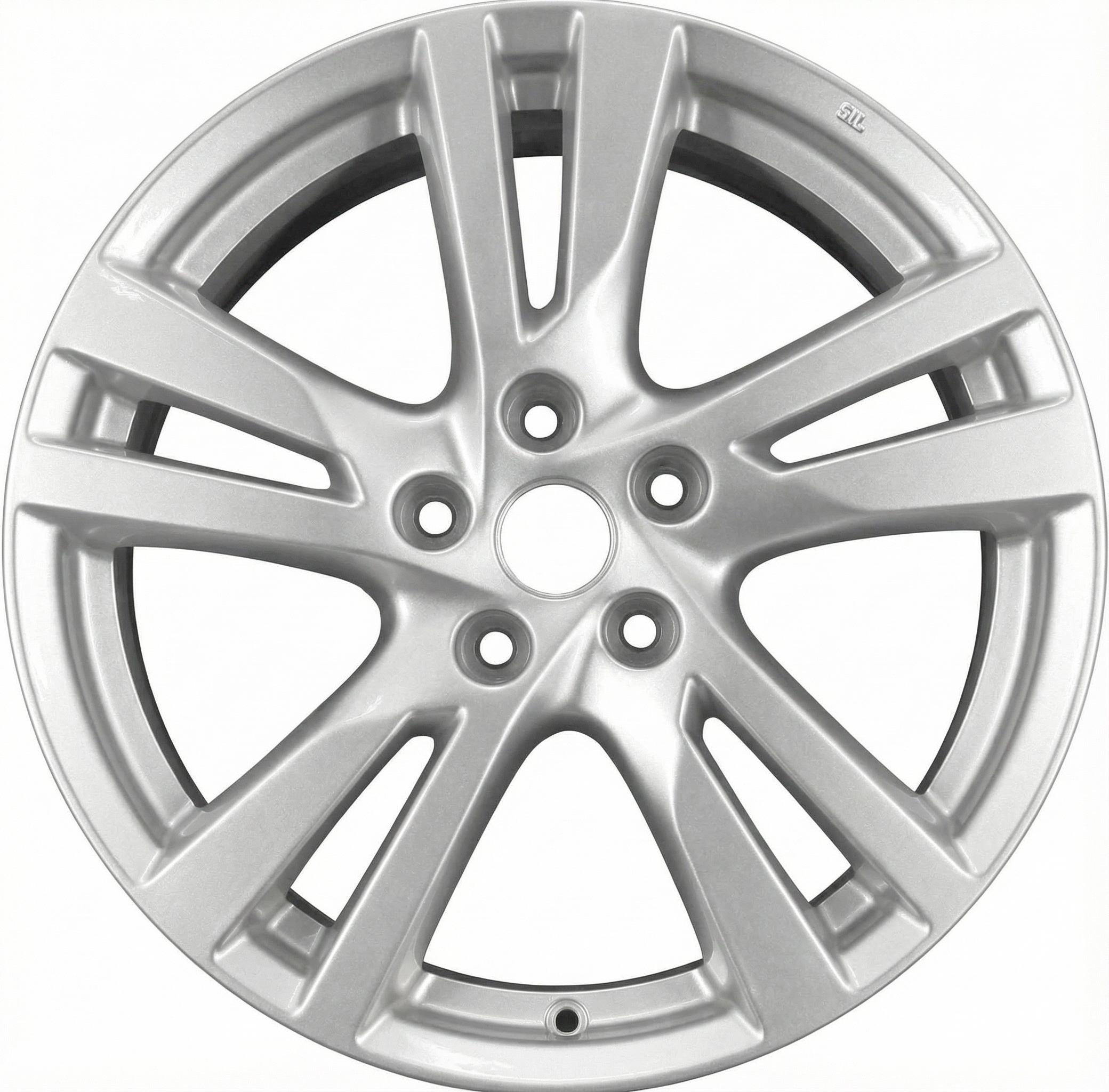 2013-2018 Nissan Altima Silver 18-Inch 5-Split Spoke Silver Painted Alloy Wheel (Used OEM)