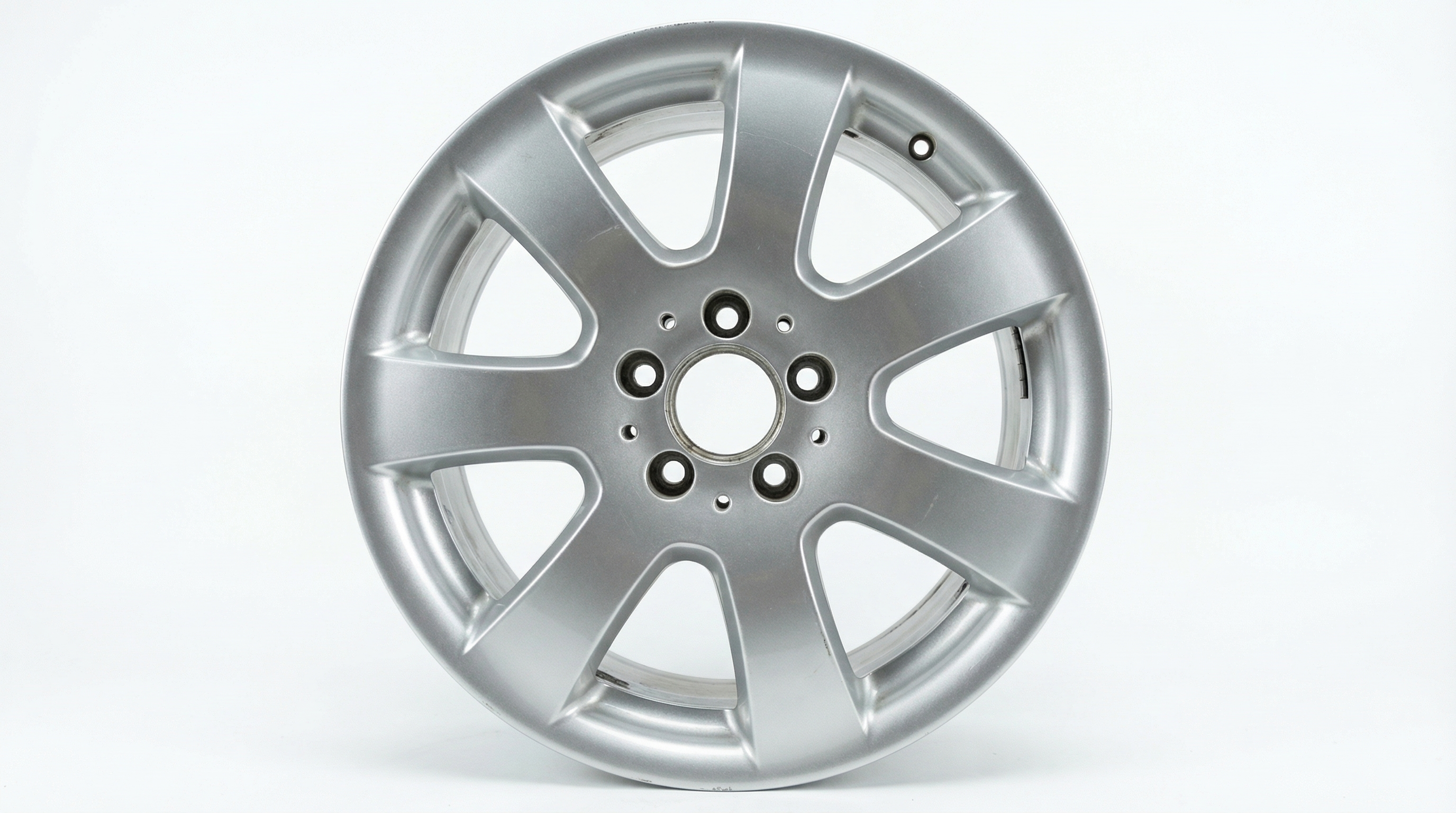 2006-2007 Mercedes-Benz ML350 17x7.5 7-Spoke Painted Silver Alloy Wheel (Used OEM)