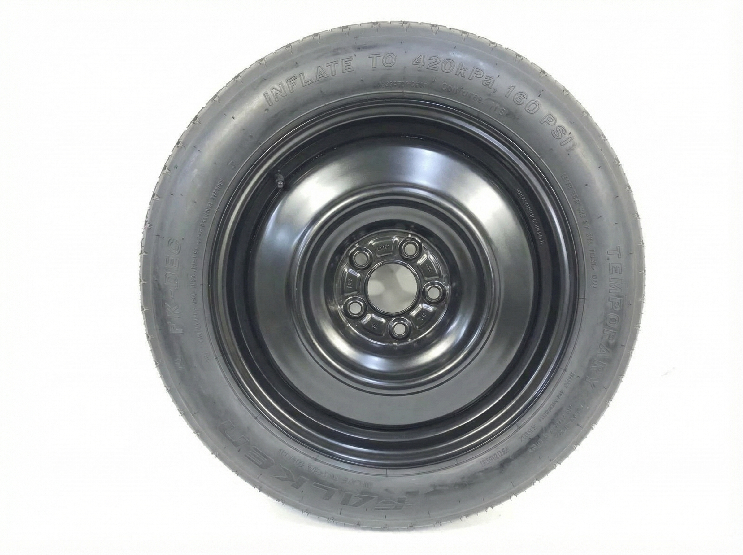 2022-2025 Mitsubishi Eclipse Cross Black 17x4 Steel Temporary Spare Wheel (Used OEM)