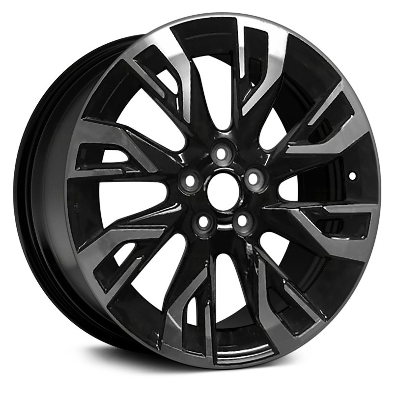 2018 Mitsubishi Outlander Black 18x7 8-Spoke Machined Black Alloy Wheel (Remanufactured OEM)