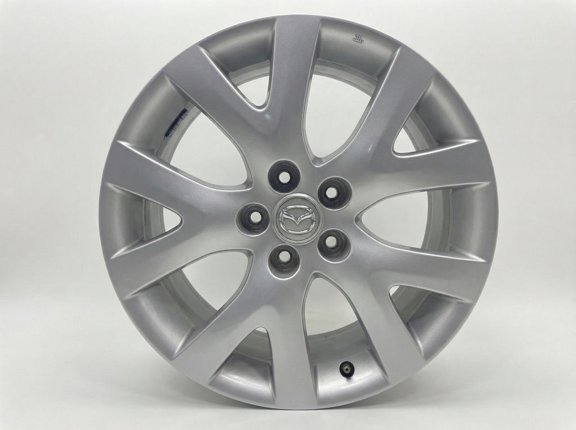 2007-2009 Mazda CX-7 Silver 18x7.5 Low Gloss Silver Painted Alloy Wheel (Used OEM)