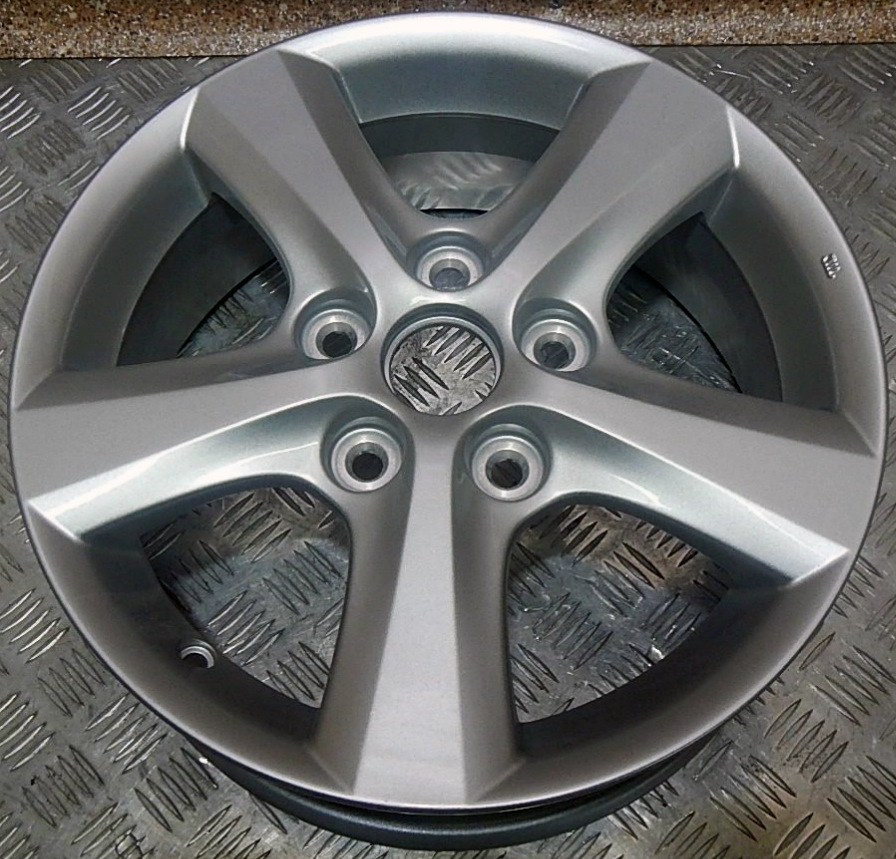 2012-2017 Mazda 5 Silver 10-Spoke Painted Silver Alloy Wheel (Remanufactured OEM)