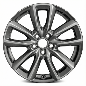 2019-2024 Mazda 3 Black 10-Spoke Painted Charcoal Alloy Wheel (Remanufactured OEM)