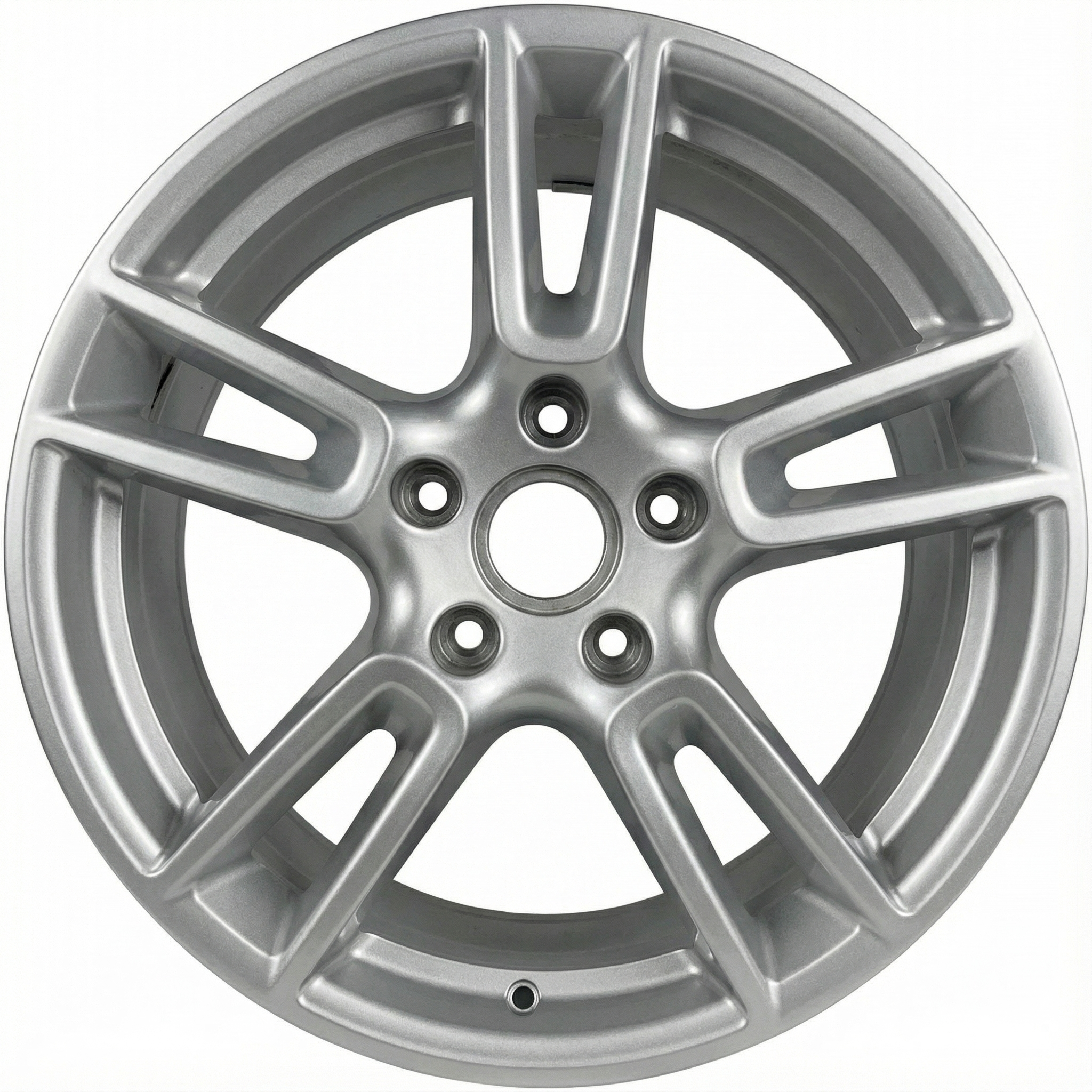 2017-2023 Porsche Panamera Silver 19x9 U-Spoke Silver Painted Alloy Front Wheel (Remanufactured OEM)