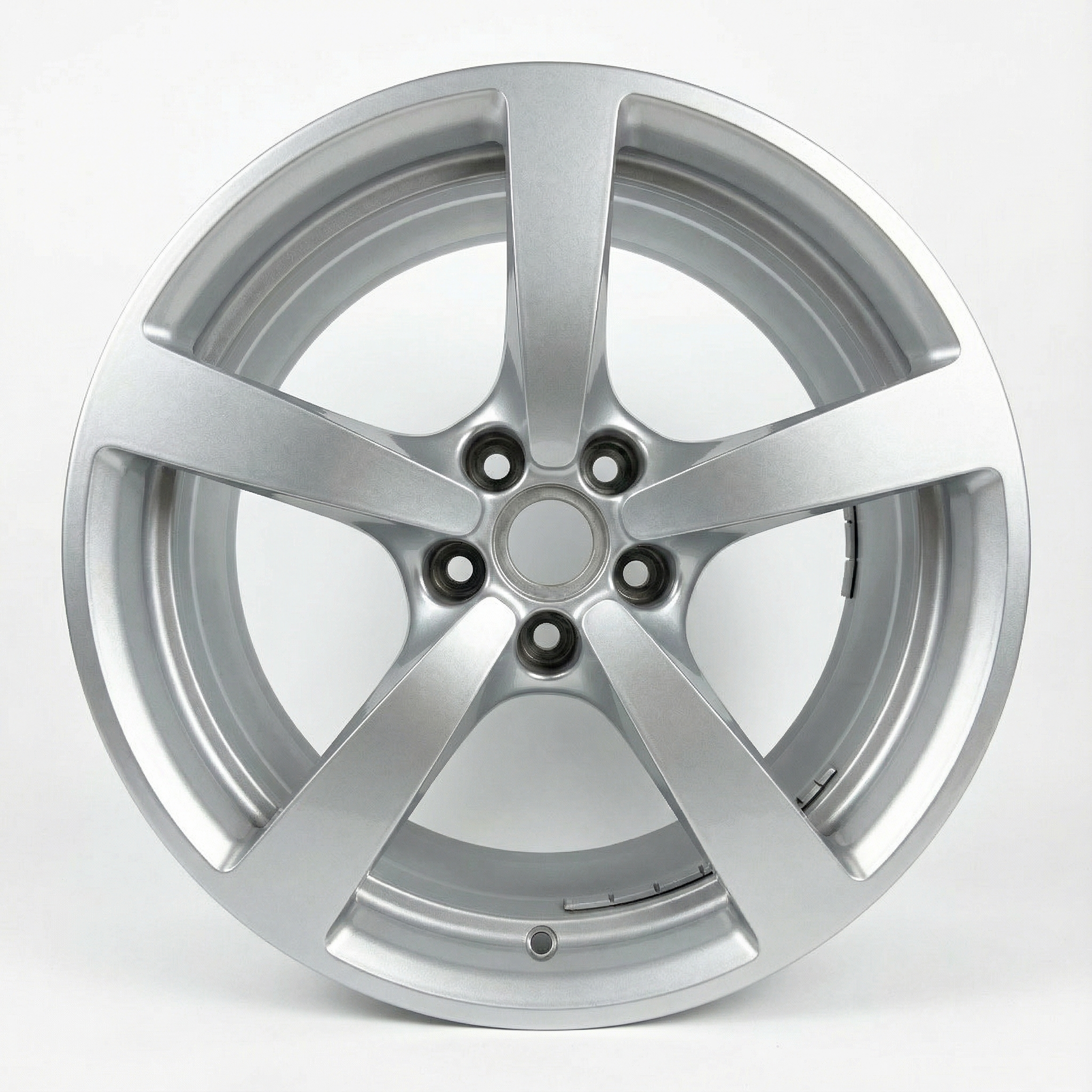 2015-2021 Porsche Macan Silver 17x7.5 5-Spoke Silver Painted Alloy Wheel (Remanufactured OEM)