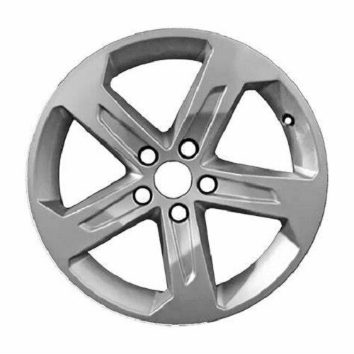 2017-2018 Audi A3 Silver 17x7.5 5-Spoke Silver Painted Alloy Wheel (Remanufactured OEM)