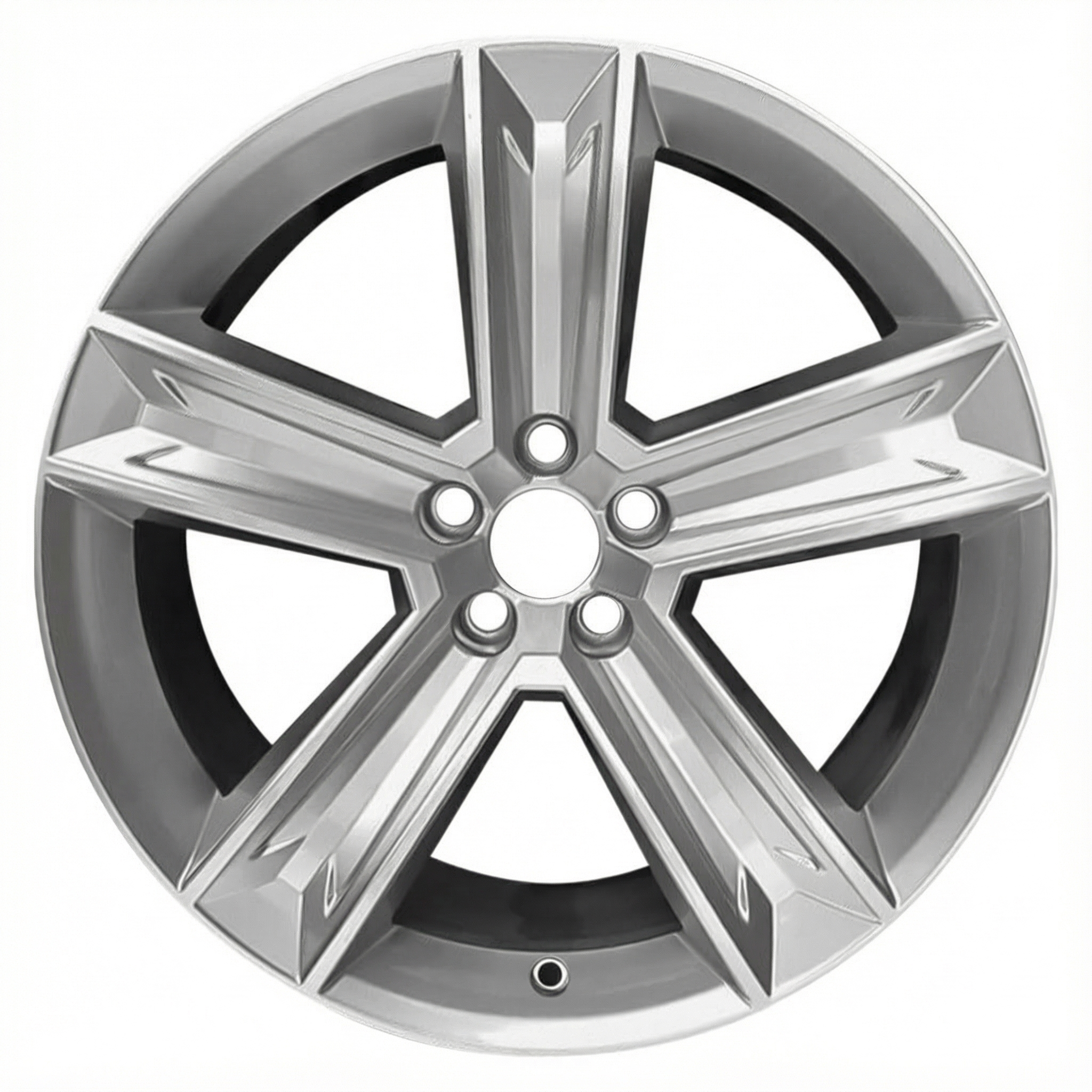 2019-2022 Audi Q8 Silver 20x9 5-Spoke Silver Painted Alloy Wheel (Remanufactured OEM)