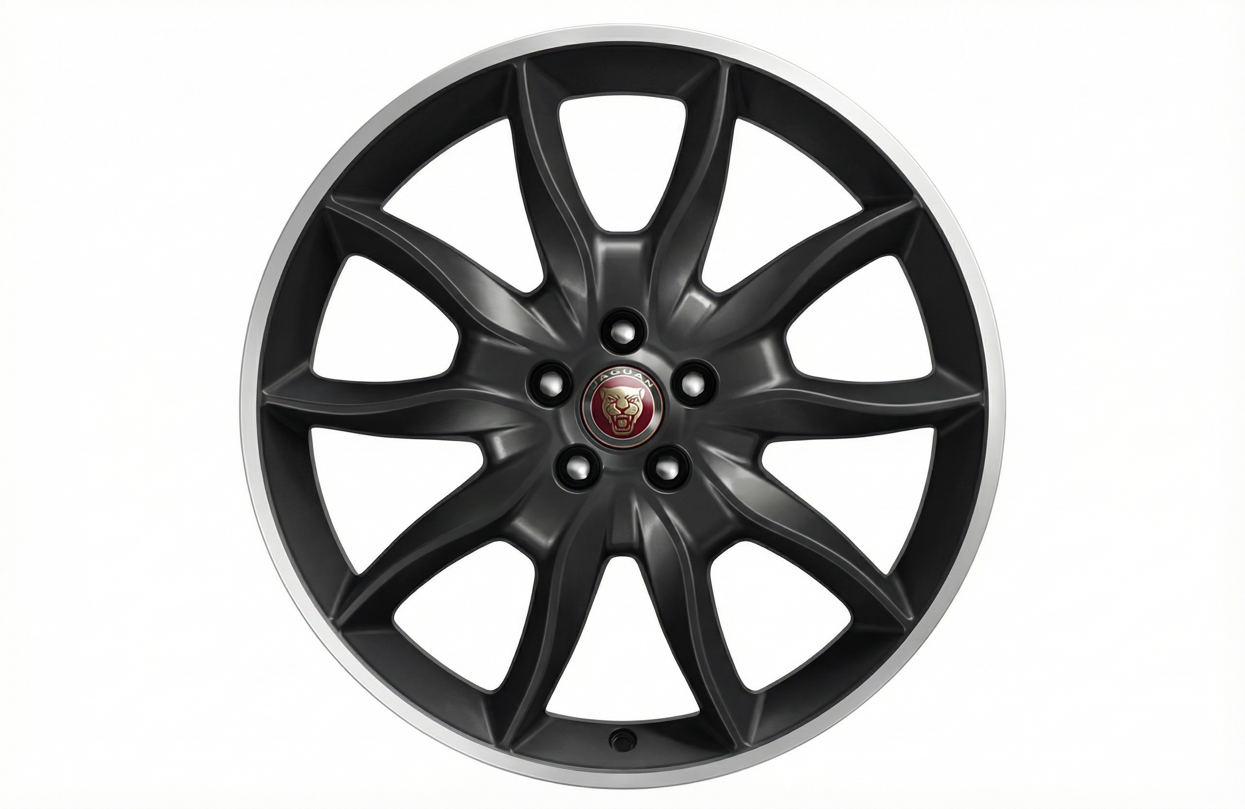2011-2015 Jaguar XF Gray 20x8.5 5-Split Spoke Machined Charcoal Alloy Wheel (Remanufactured OEM)
