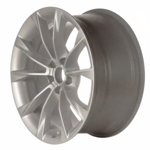 2013-2017 Audi S5 Silver 18-Inch 10-Spoke Silver Painted Alloy Wheel (Remanufactured OEM)