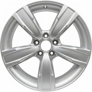 2013-2016 Audi allroad Silver 18x8 5-Spoke Painted Silver Alloy Wheel (Remanufactured OEM)