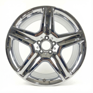 2013-2015 Mercedes-Benz ML350 Silver 20x9 5-Spoke Machined Charcoal Alloy Wheel (Remanufactured OEM)